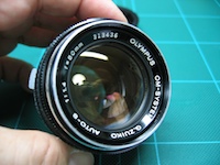 カメラ修理・オリンパスOM-SYSTEM 50mm,F1.4